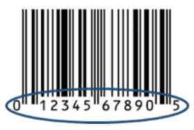 Product UPC example