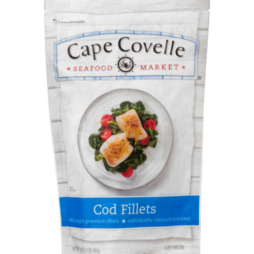 Cape Covelle Seafood Market Fillets Cod 16 oz Pouch