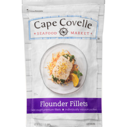 Cape Covelle Seafood Market Fillets Flounder 16 oz