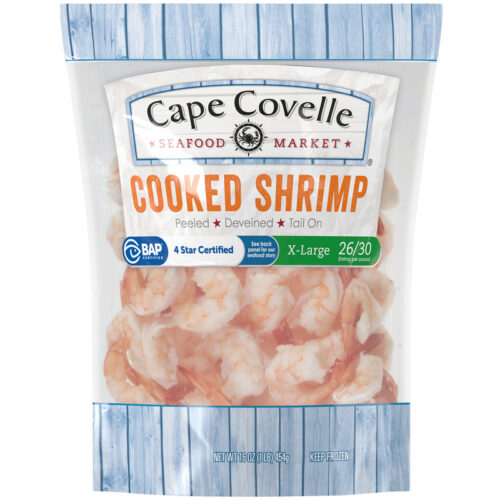 Cape Covelle Seafood Market Cooked X-Large Shrimp 16 oz