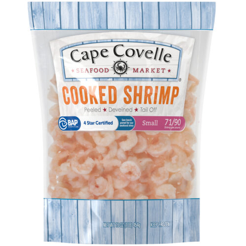 Cape Covelle Seafood Market Cooked Small Shrimp 16 oz