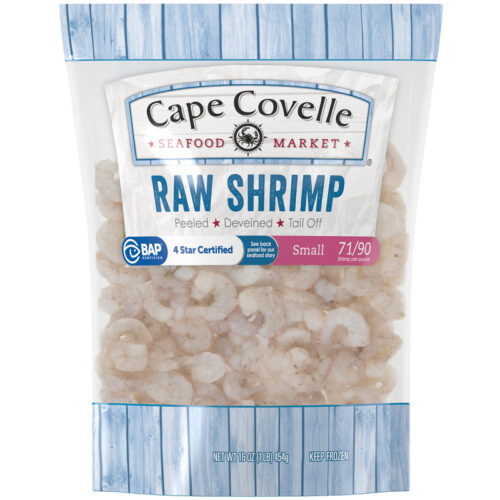 Cape Covelle Seafood Market Raw Shrimp Small 16 oz