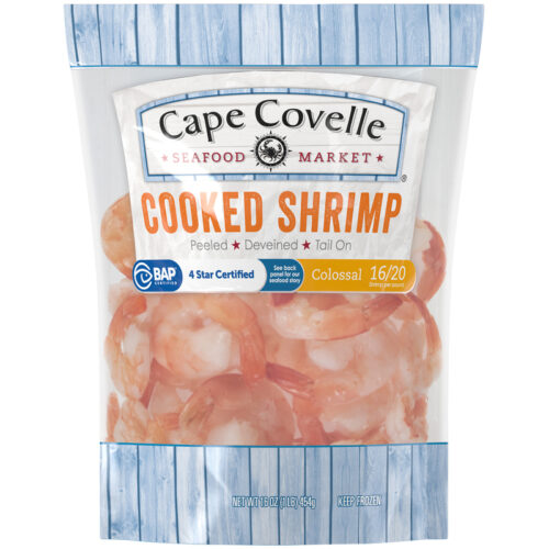 Cape Covelle Seafood Market Cooked Colossal Shrimp 16 oz