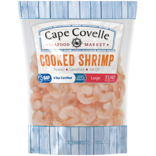 Cape Covelle Seafood Market Cooked Large Shrimp 16 oz