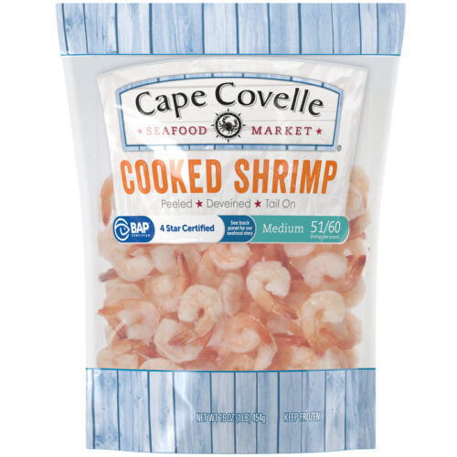 Cape Covelle Seafood Market Cooked Medium Shrimp 16 oz