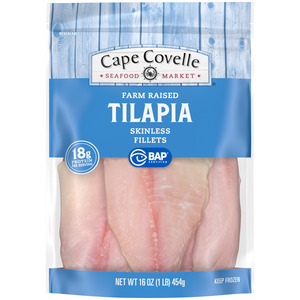 Cape Covelle Seafood Market Farm Raised Tilapia 16 oz